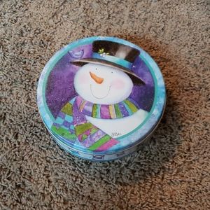 Snowman Tin